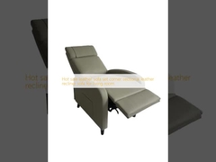 ขายร้อนโซฟาหนังชุดมุมโซฟาหนังส่วนสําหรับห้องนั่งเล่น